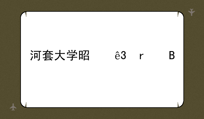 河套大学是二本吗