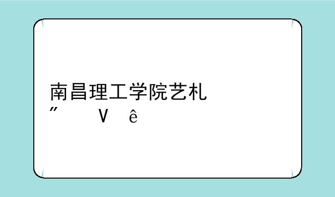 南昌理工学院艺术类分数线