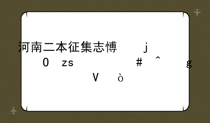 河南二本征集志愿的结果什么时候公布啊？